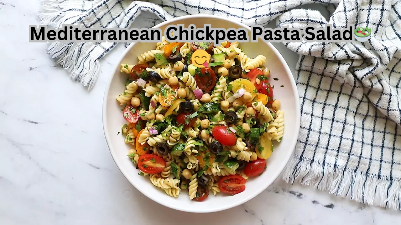 Mediterranean Chickpea Pasta Salad