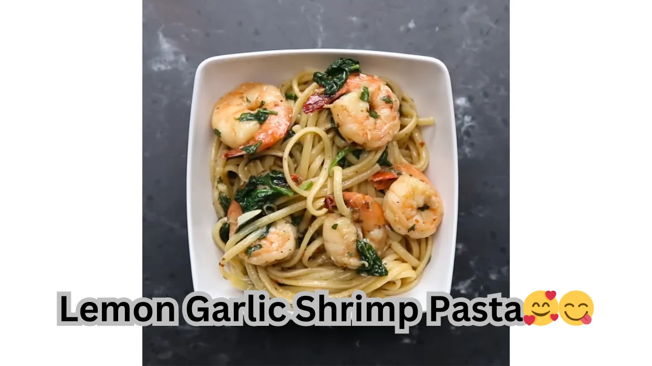 Lemon Garlic Shrimp Pasta