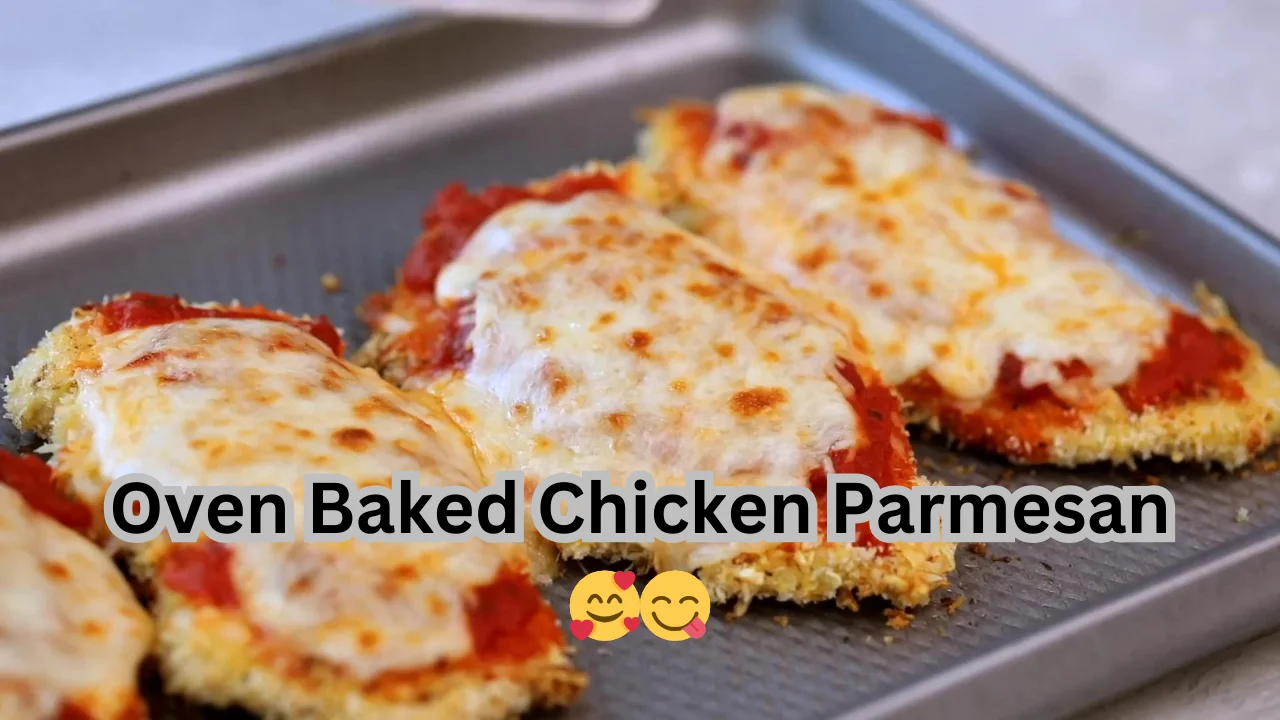 Oven Baked Chicken Parmesan