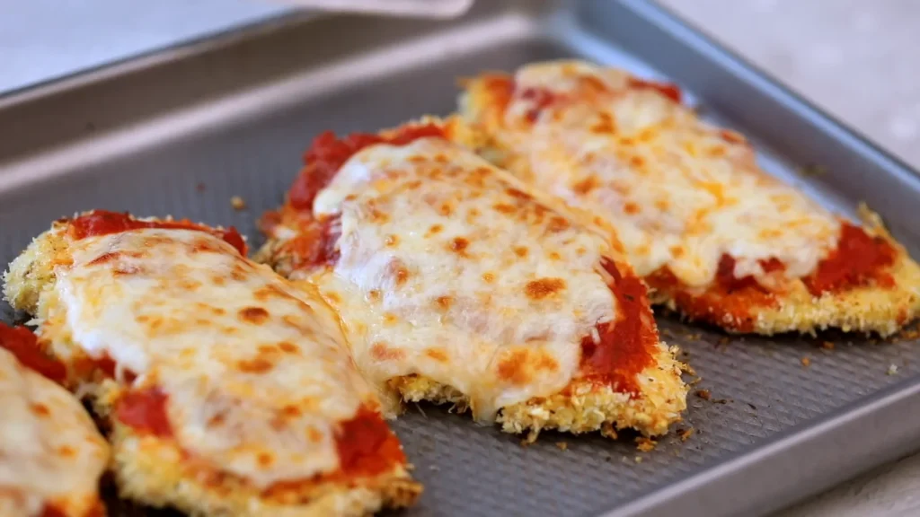 Oven Baked Chicken Parmesan 2 Oven Baked Chicken Parmesan
