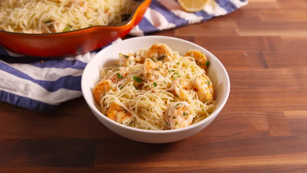 Easy Garlic Butter Shrimp Pasta 2 Easy Garlic Butter Shrimp Pasta