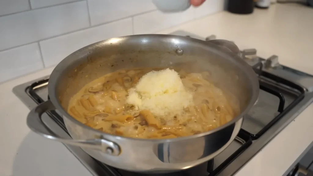 Chicken Mushroom Pasta 14 Combine the Pasta and Chicken