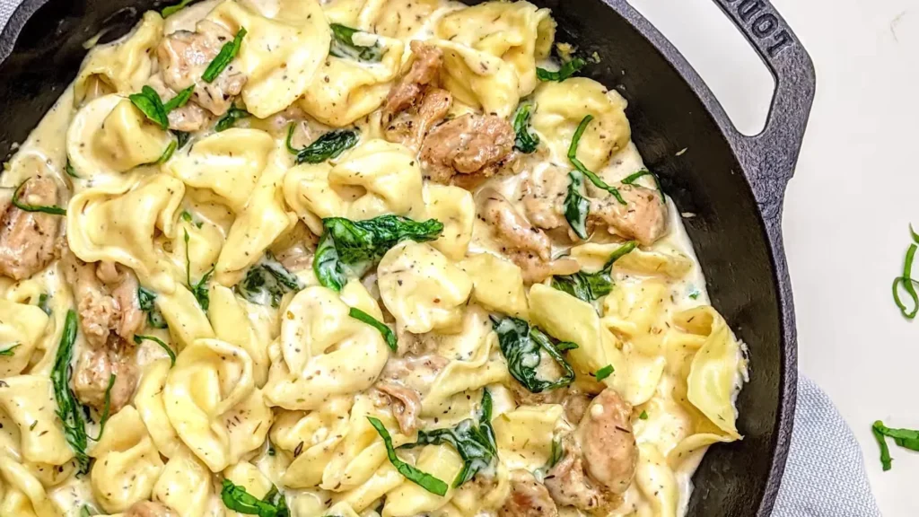 Chicken Tortellini Alfredo 2 Chicken Tortellini Alfredo