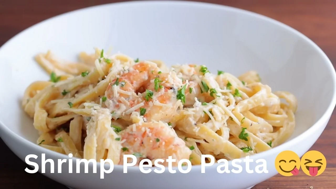Shrimp Pesto Pasta