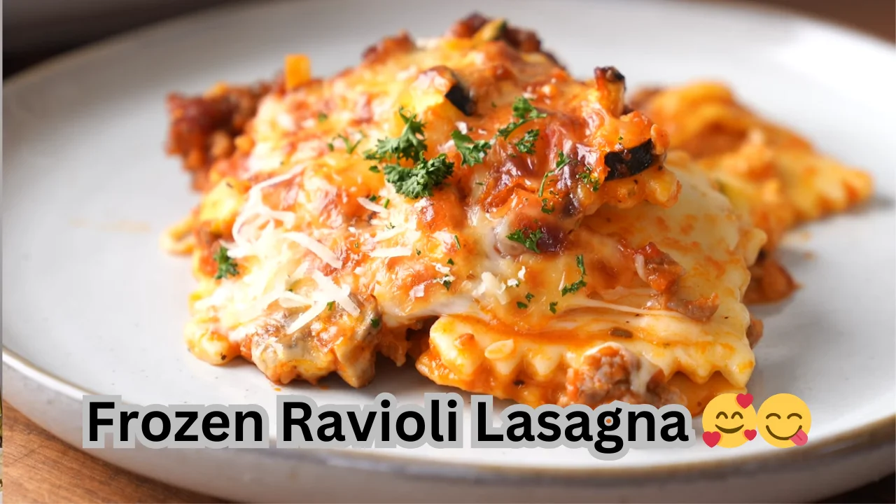 Frozen Ravioli Lasagna