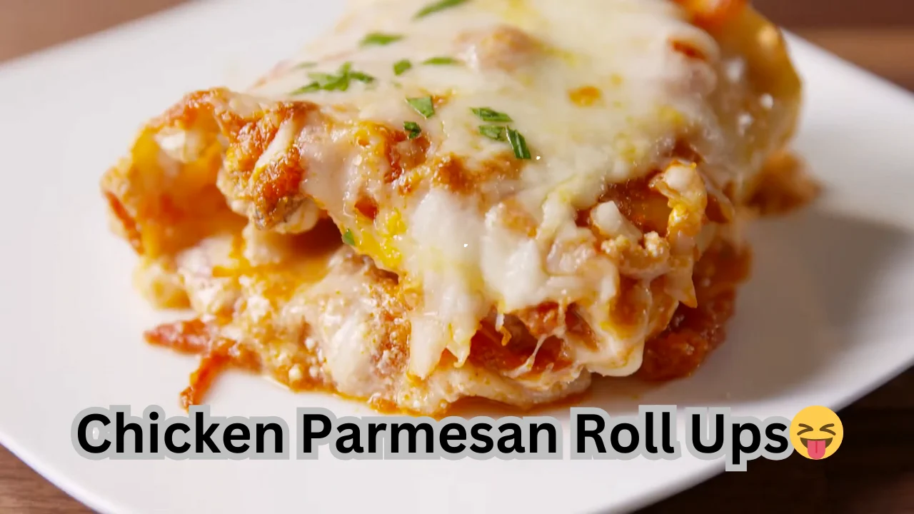 Chicken Parmesan Roll Ups