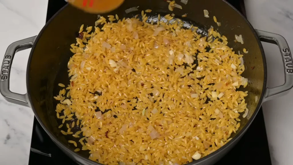 Lemon shrimp orzo 7 Lemon shrimp orzo