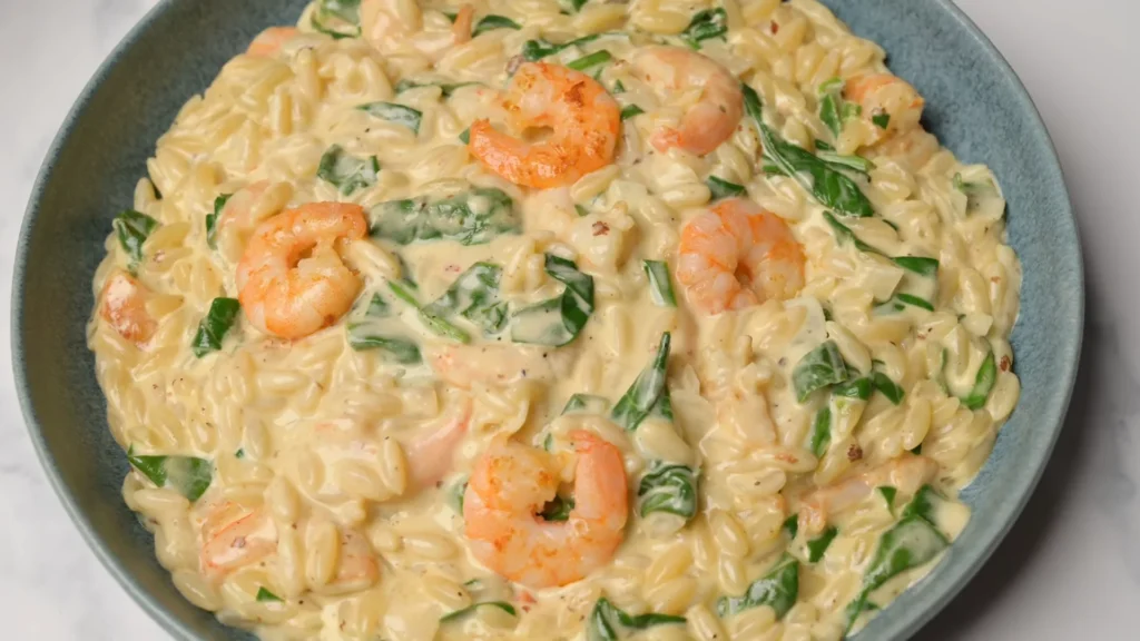 Lemon shrimp orzo 2 Lemon shrimp orzo