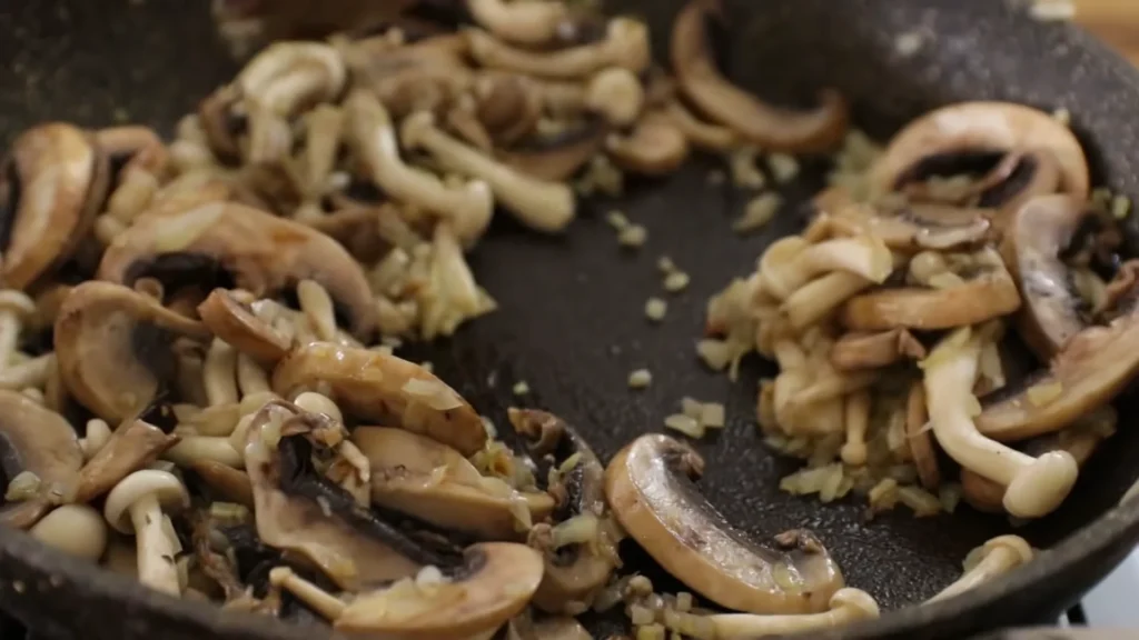 Sausage Mushroom Pasta 6 Sauté the Mushrooms and Onions
