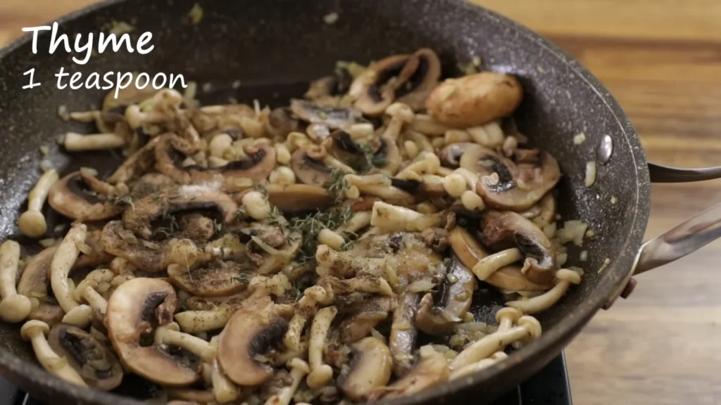 Sausage Mushroom Pasta 7 Make the Creamy Sauce