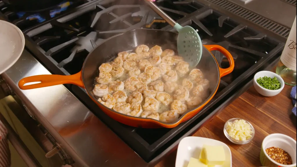 Easy Garlic Butter Shrimp Pasta 5 Sauté the Shrimp