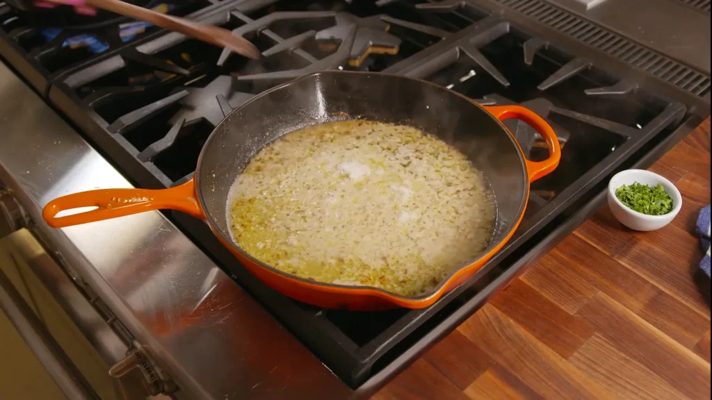 Easy Garlic Butter Shrimp Pasta 8 Make the Garlic Butter Sauce
