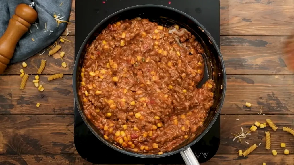Mexican Pasta Bake 10 Combine with the Cooked Pasta