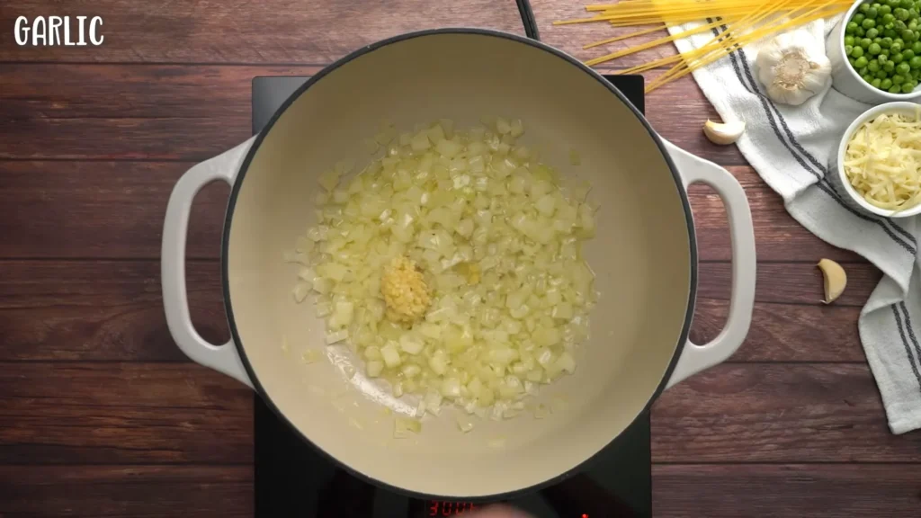 Chicken tetrazzini 9 Sauté the Aromatics