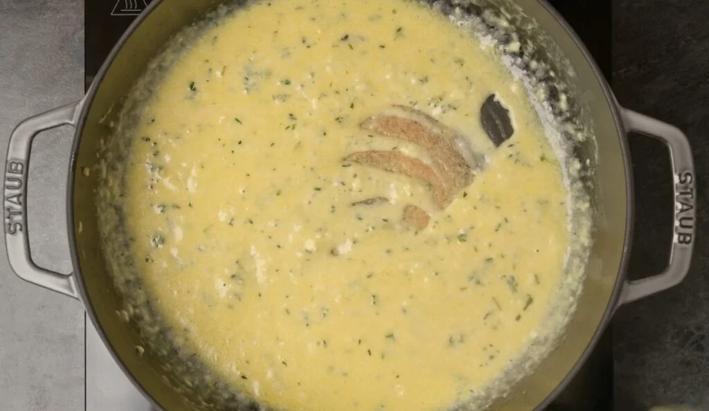 Brie Mac and Cheese 9 Make the Cheese Sauce