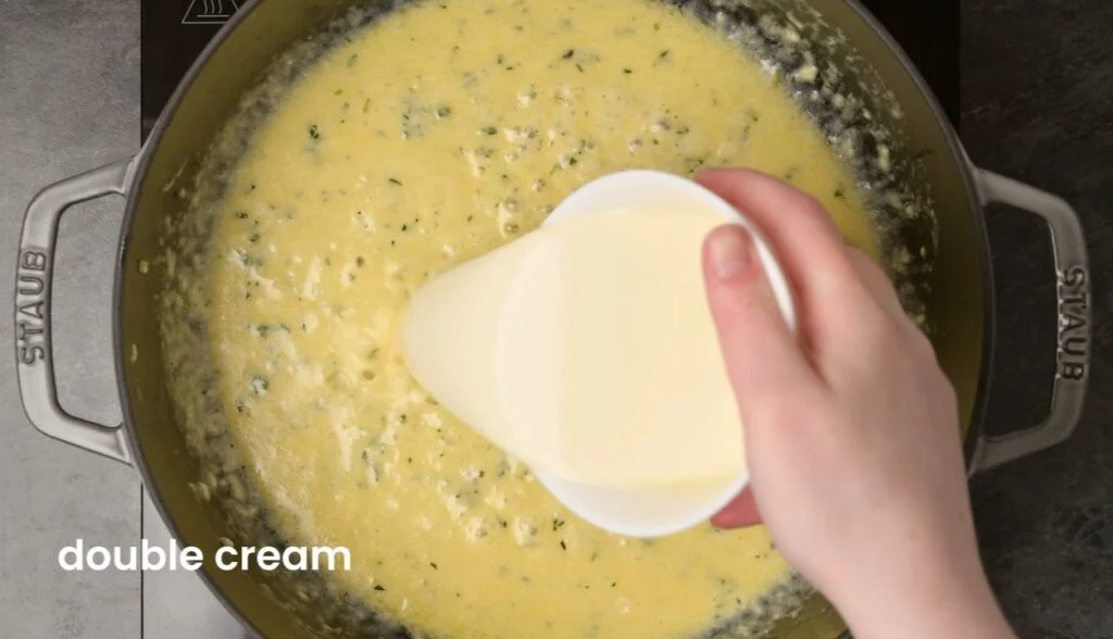 Brie Mac and Cheese 11 Combine Macaroni and Cheese Sauce