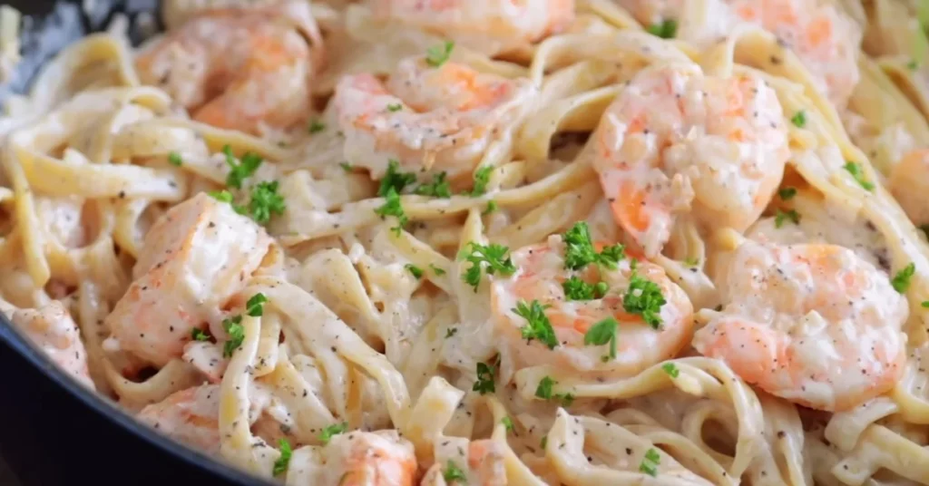 Shrimp Pesto Pasta 12 Garnish and Serve Shrimp Pesto Pasta