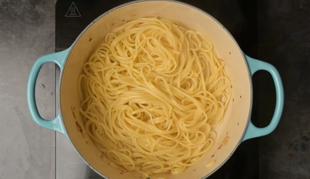Lemon Garlic Spaghetti 6 Toss the Spaghetti