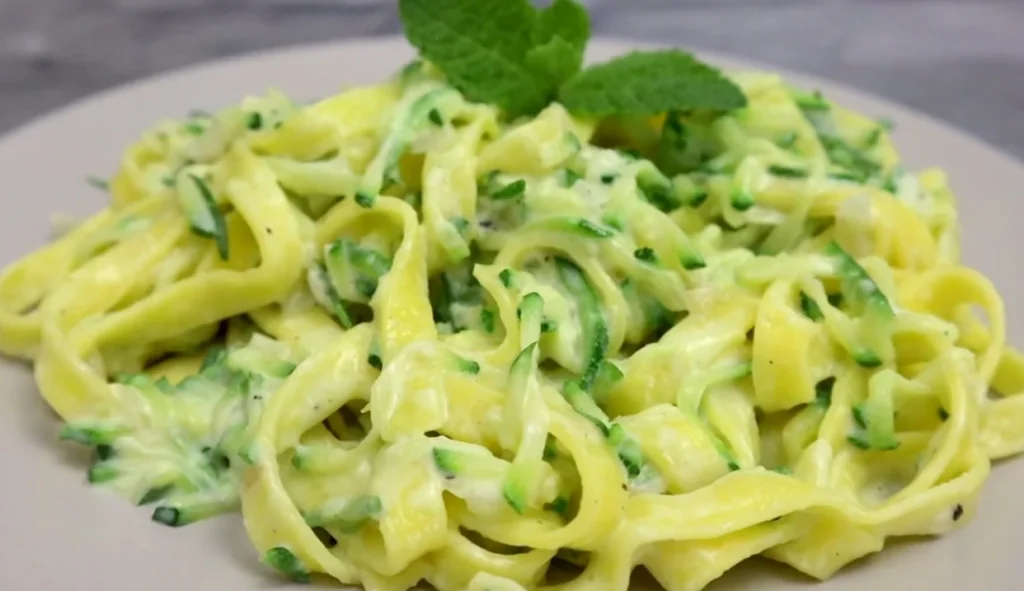 Zucchini pasta 2 Zucchini pasta