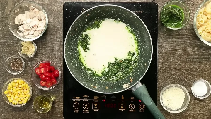 mascarpone pesto pasta 9 Blend Pesto and Mascarpone