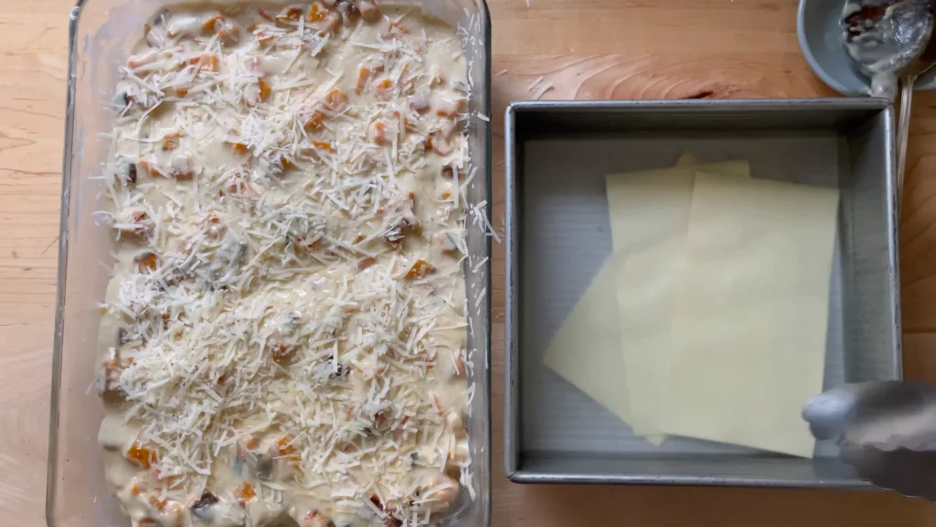 Butternut Squash Lasagna 10 Assemble the Lasagna