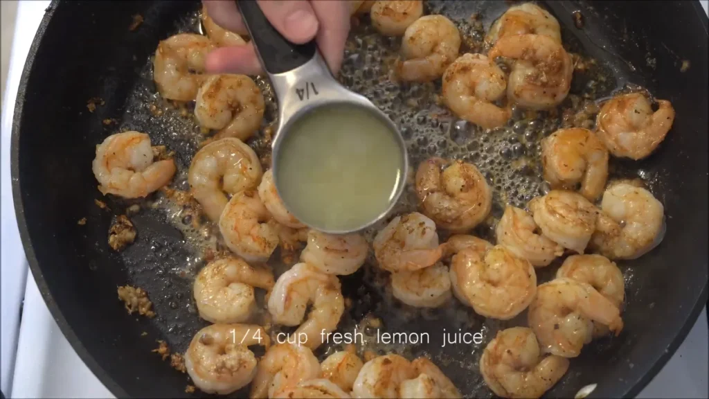 Lemon Asparagus Shrimp Pasta 10 Make the Lemon Garlic Sauce