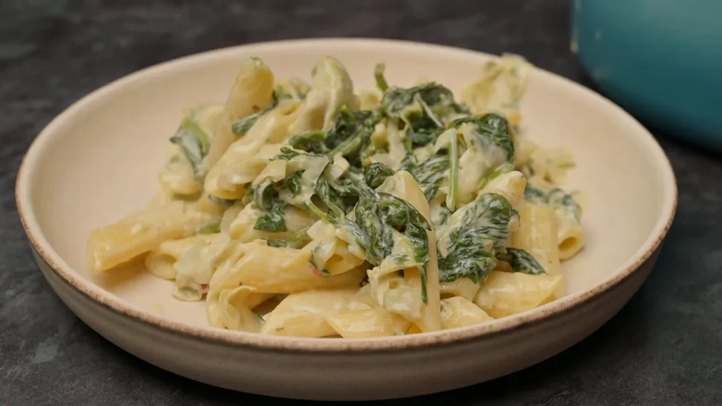 Spinach Artichoke Pasta 2 Spinach Artichoke Pasta