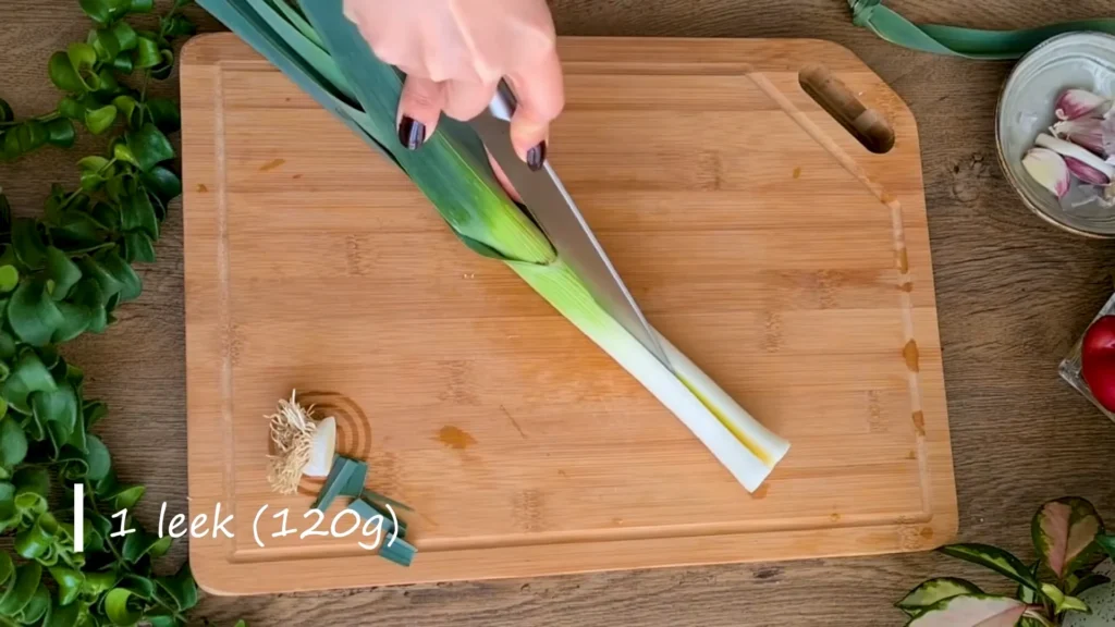 Mushroom and leek pasta 5 prepare your leeks