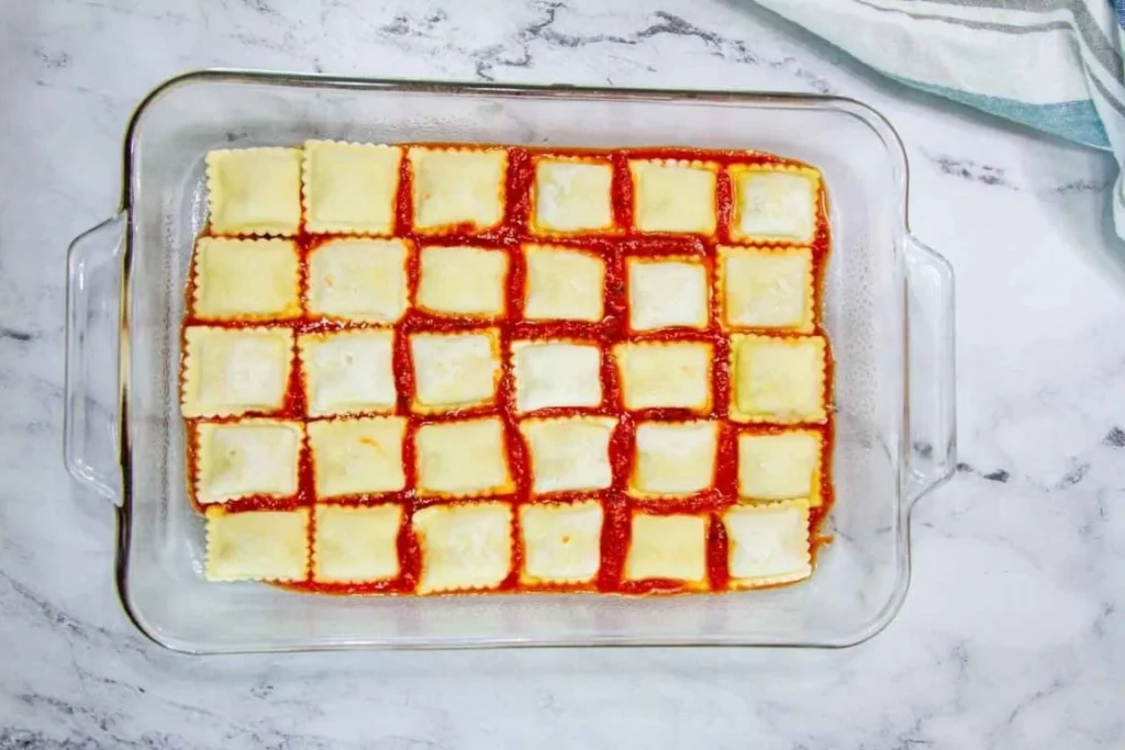 Frozen Ravioli Lasagna 10 Assemble the Lasagna