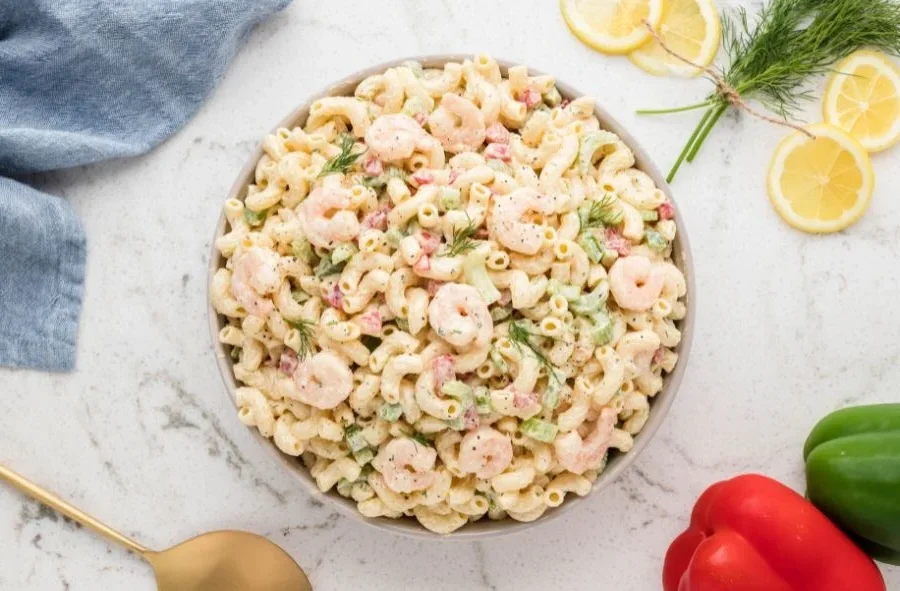 Shrimp and Macaroni Salad 2 Shrimp and Macaroni Salad
