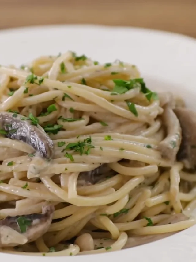 Spinach Mushroom Pasta